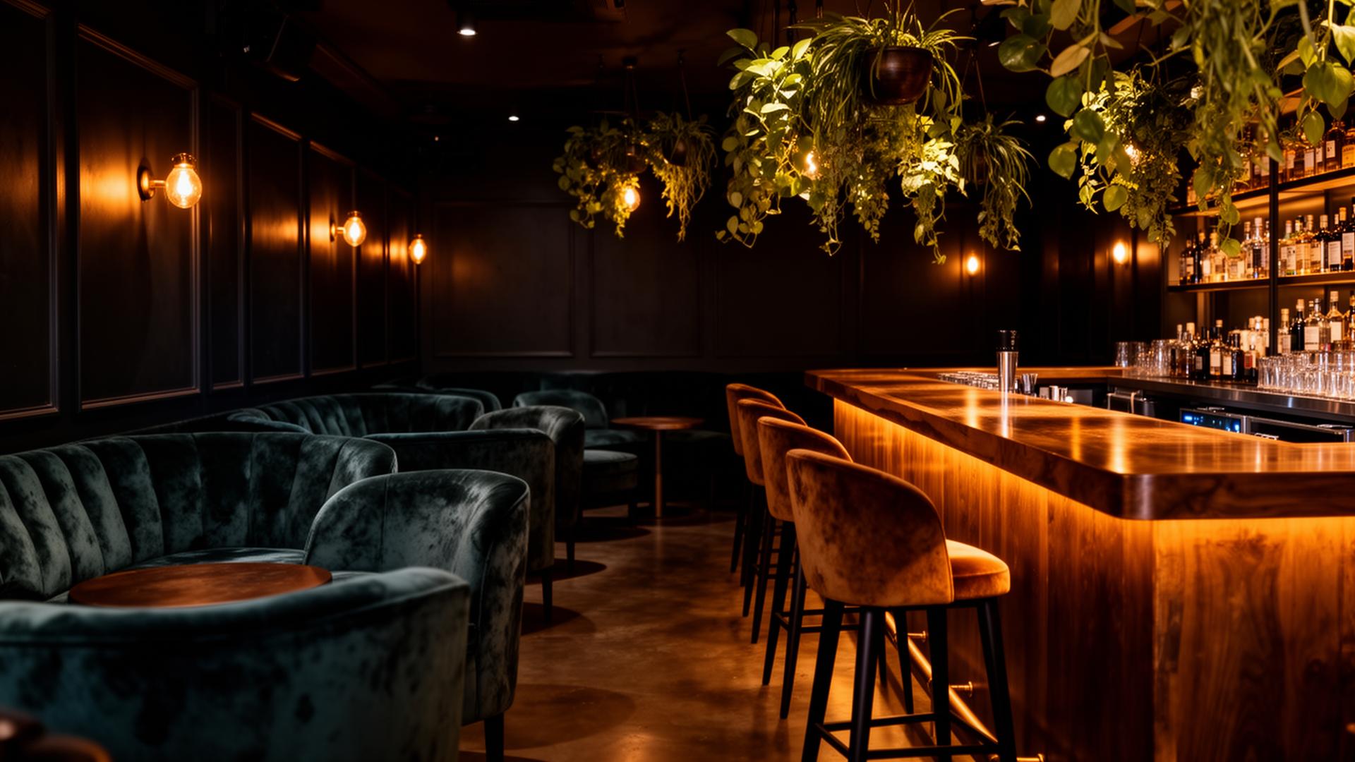 The Bulavard Kava Lounge interior in Fayetteville